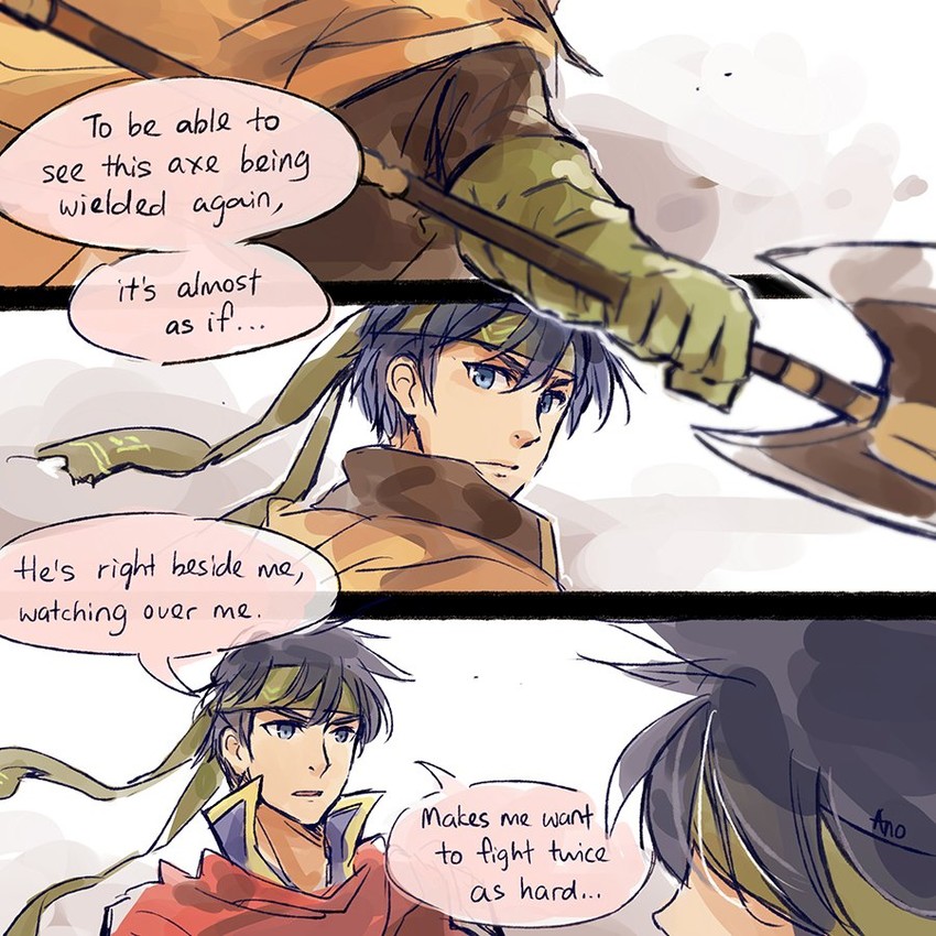 greil and ike (fire emblem and 2 more) drawn by anocurry