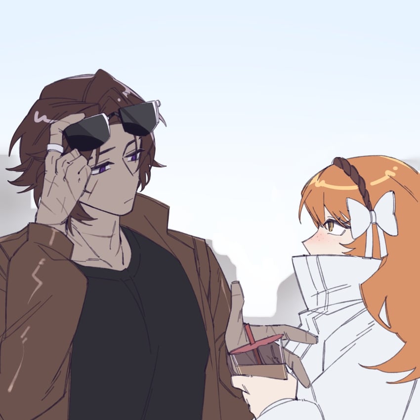 ishmael and heathcliff (project moon and 1 more) drawn by mercuryhx