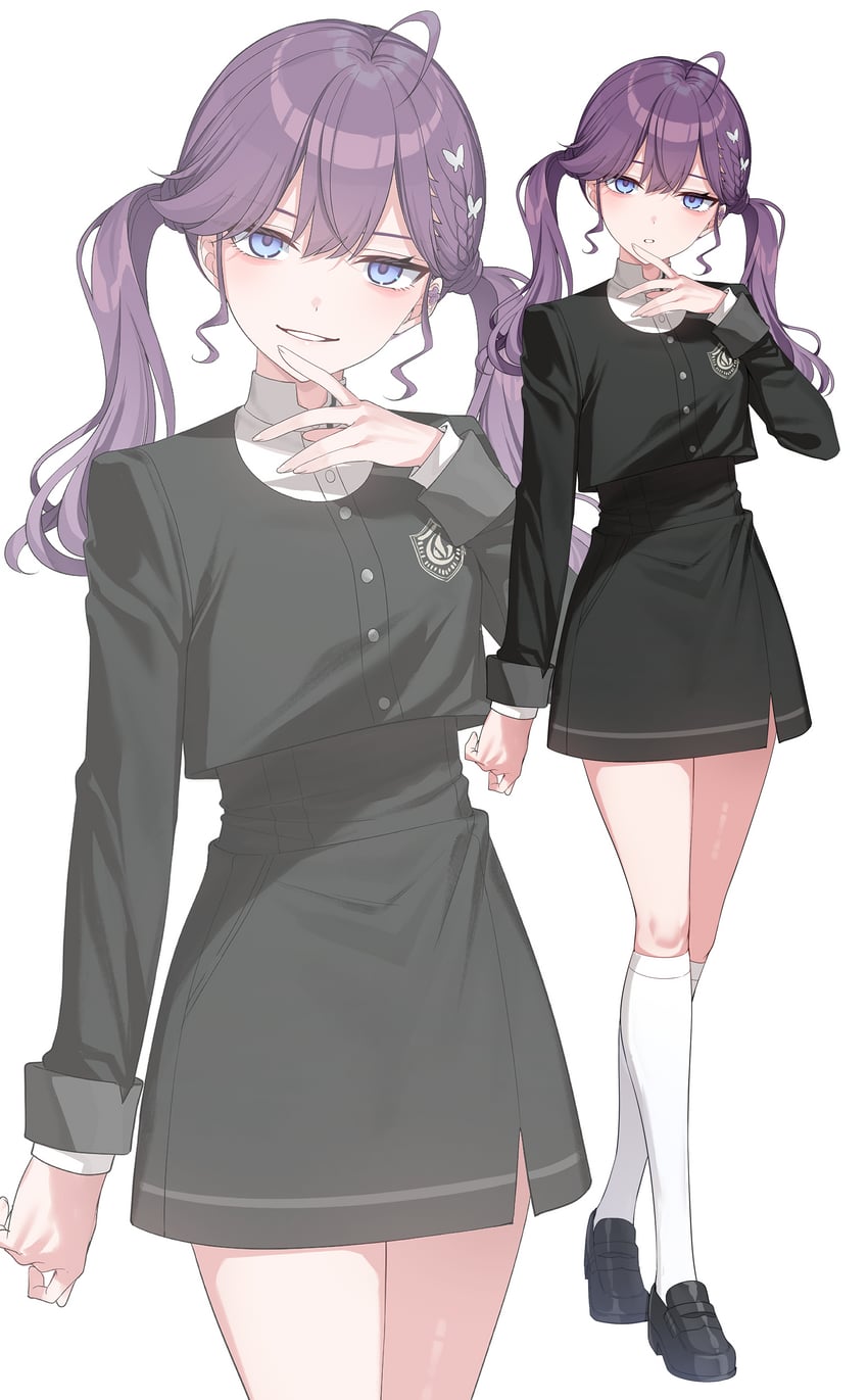 kaya rinha (idolmaster and 1 more) drawn by go-1