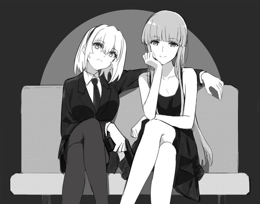 furude rika and houjou satoko (higurashi no naku koro ni and 1 more) drawn by usamin_(megumikira)