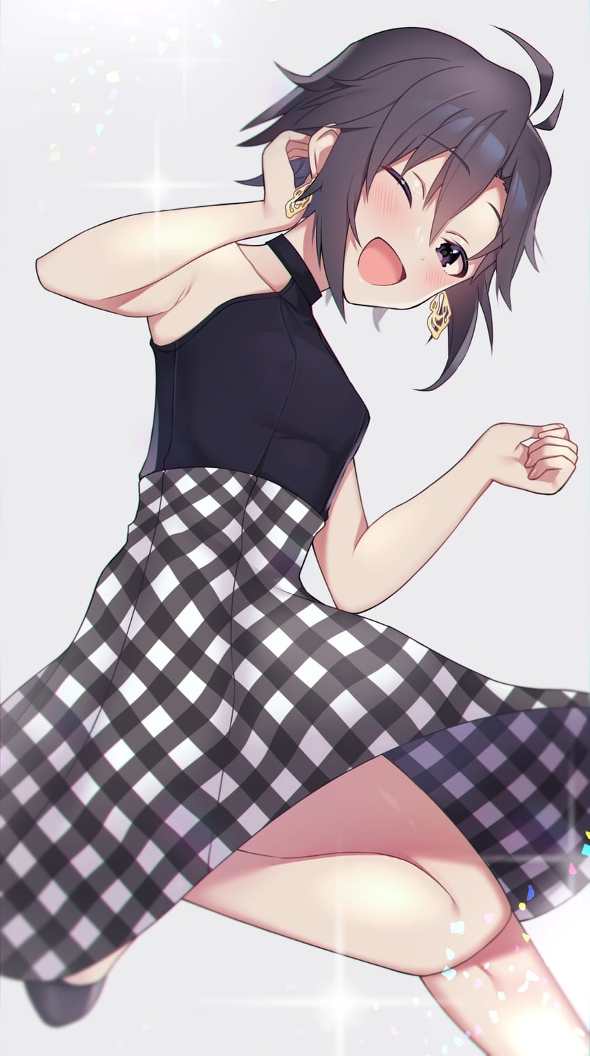 kikuchi makoto (idolmaster and 2 more) drawn by raimone26