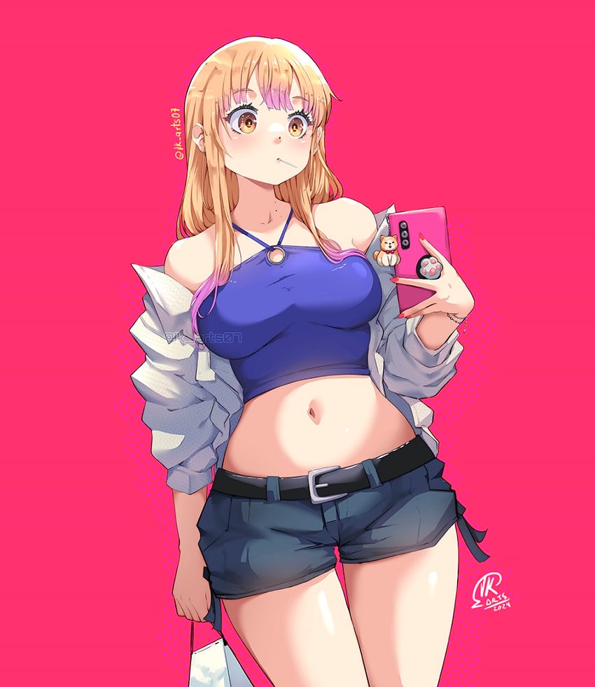 yamada anna (boku no kokoro no yabai yatsu) drawn by jk_arts