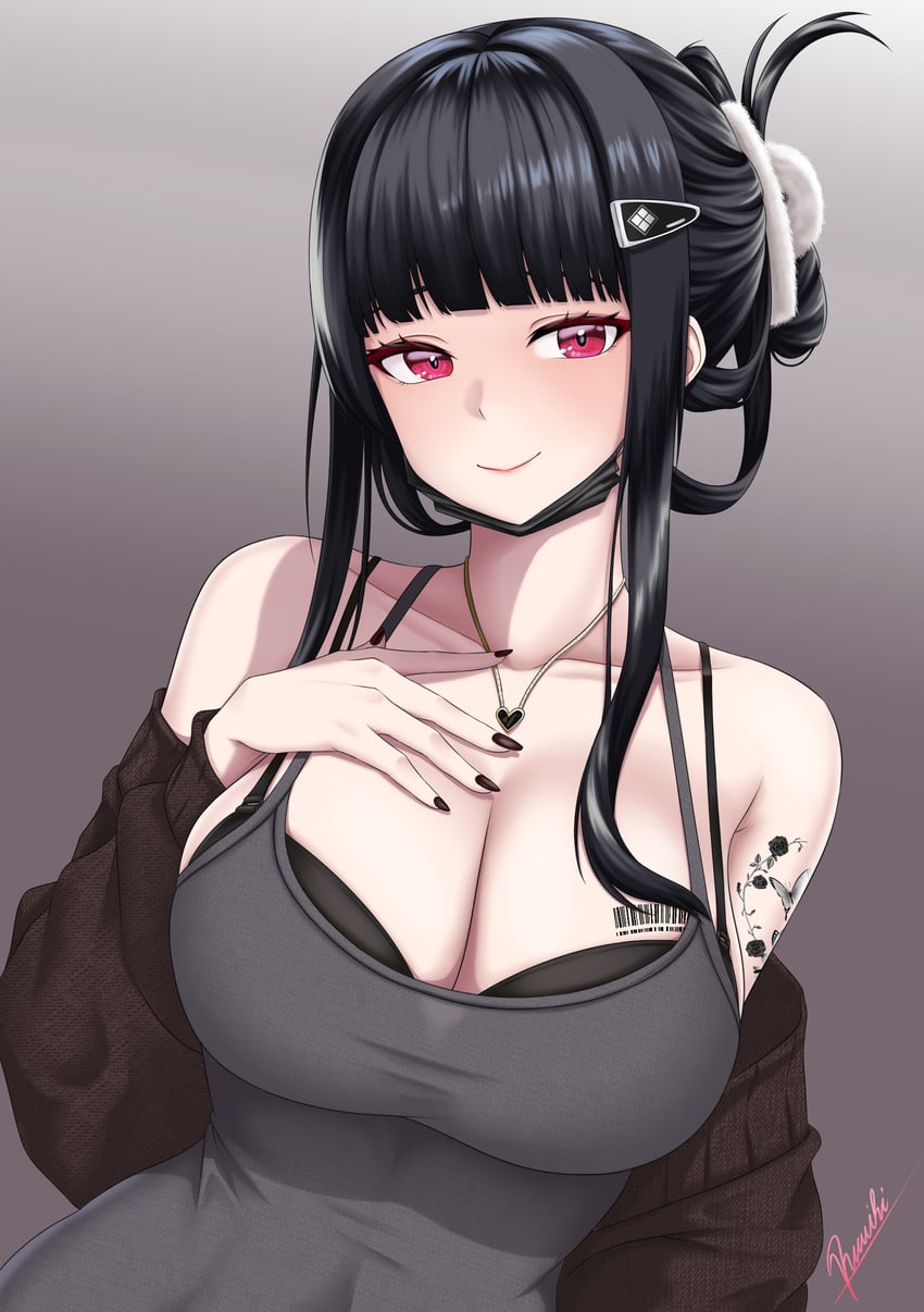 d (goddess of victory: nikke) drawn by ramiki_(ramesgoag)