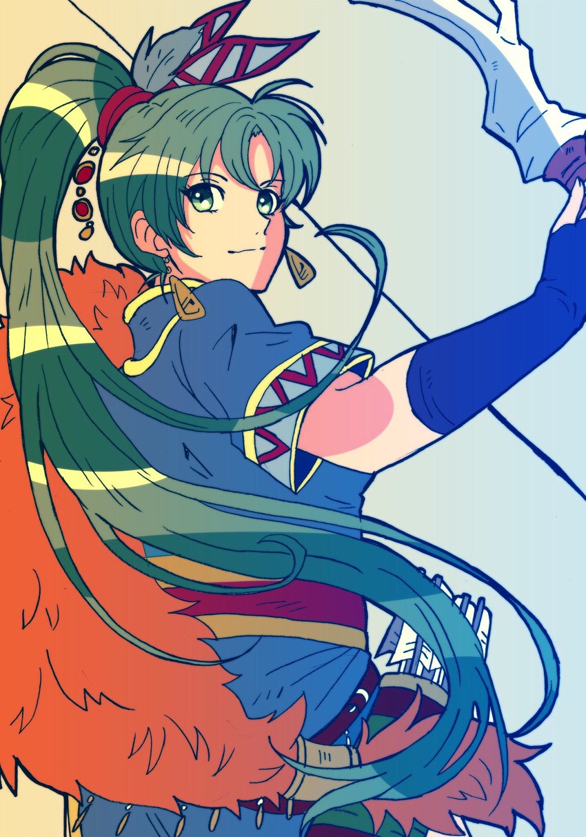lyn (fire emblem and 2 more) drawn by kiriya_(552260)