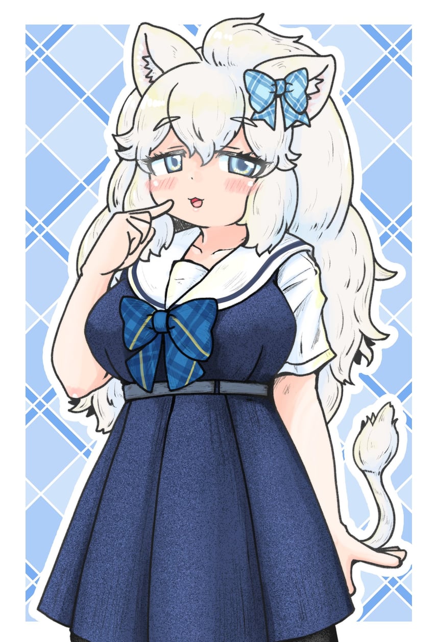 white lion (kemono friends and 1 more) drawn by mujinamori_tamakichi