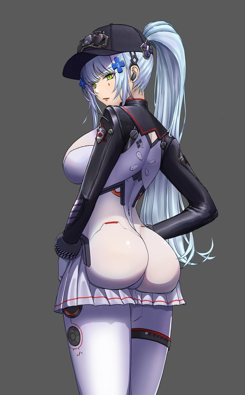 hk416 and klukai (girls' frontline and 1 more) drawn by kepra_iii