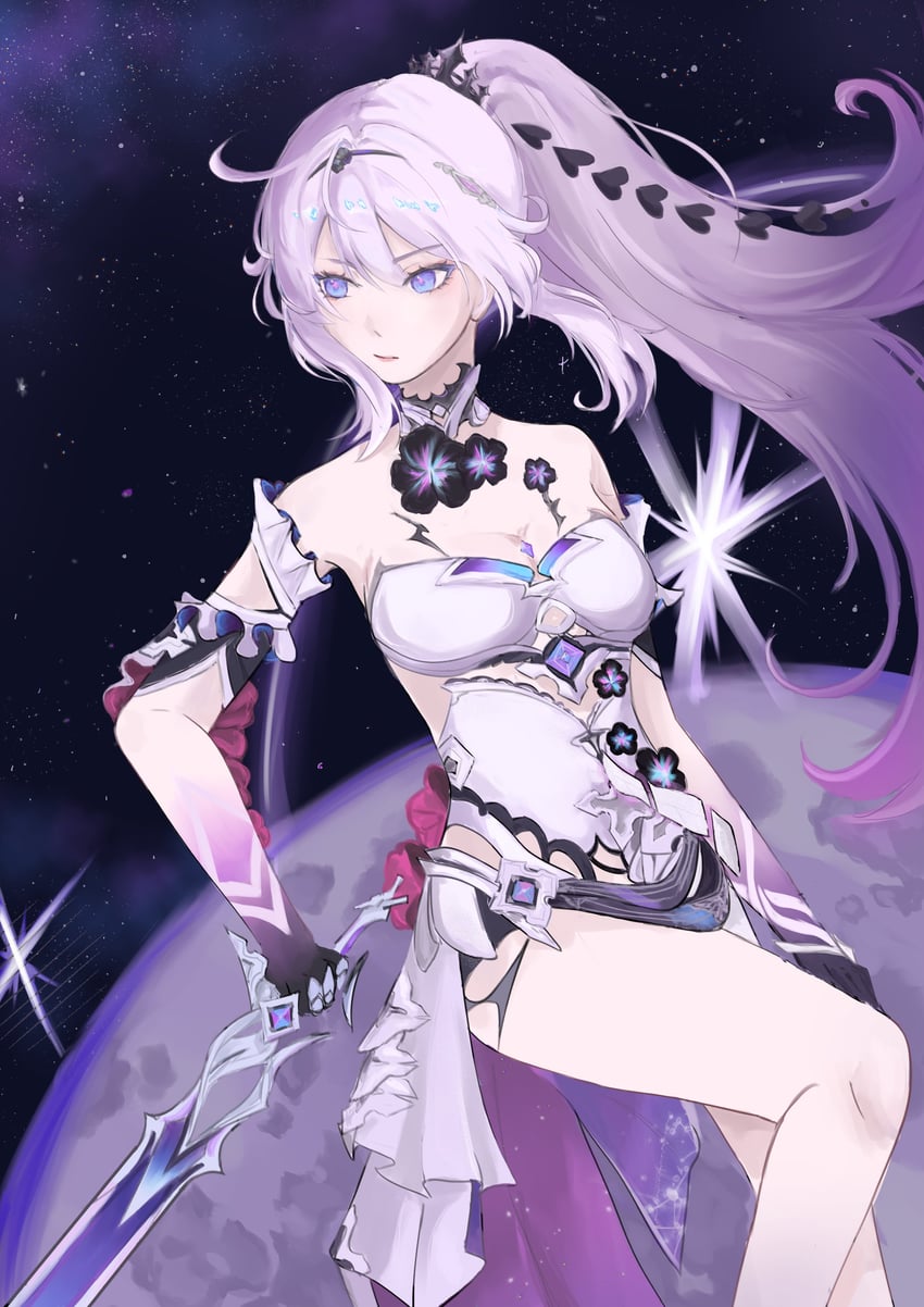 kiana kaslana (honkai and 1 more) drawn by gremmyfish