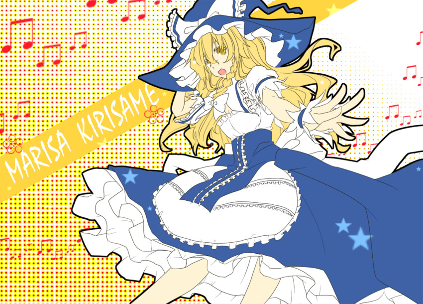 kirisame marisa (touhou and 1 more) drawn by kinsenka