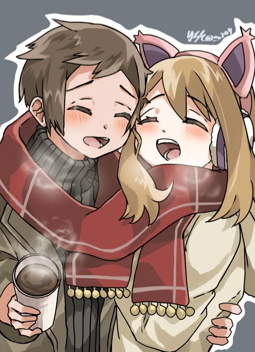 may and brendan (pokemon and 1 more) drawn by o_o307