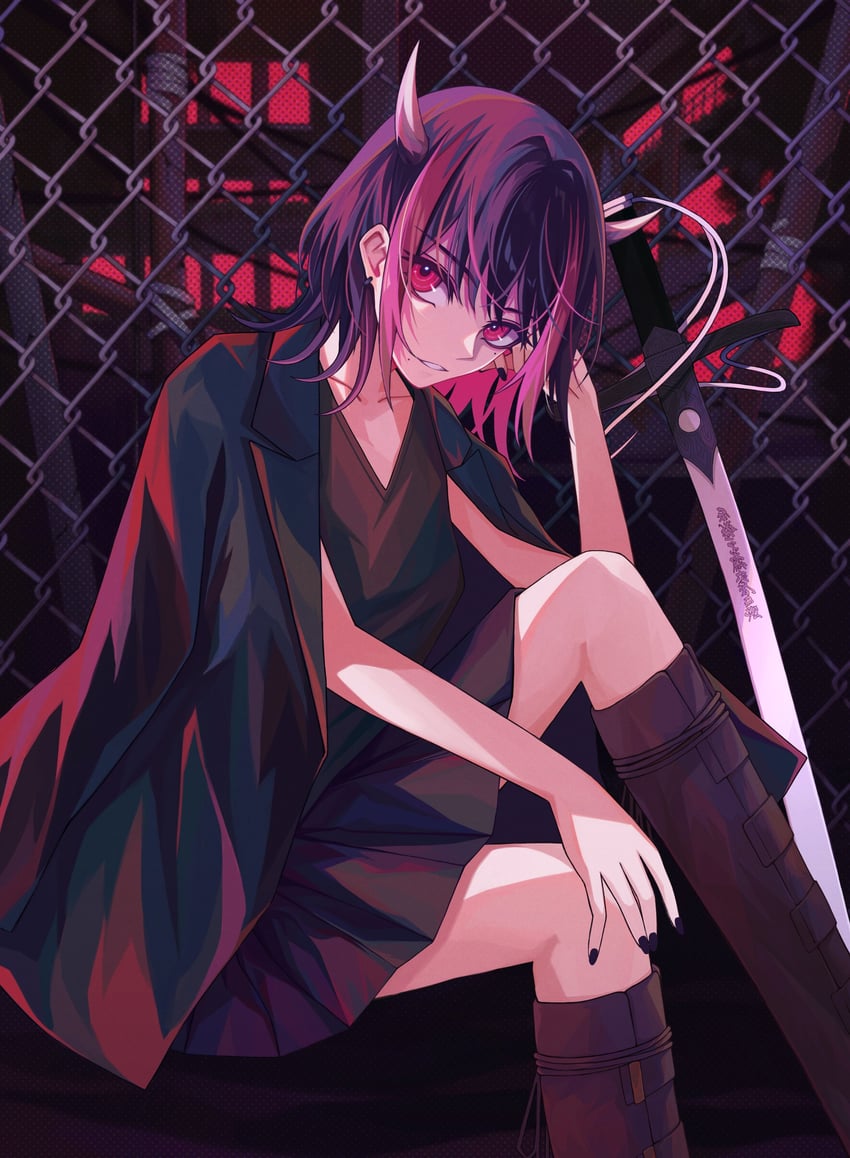 nira-chan (zutto mayonaka de ii no ni and 1 more) drawn by spica_enikki