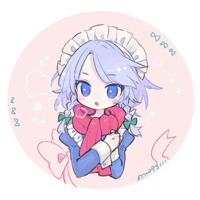 izayoi sakuya (touhou and 1 more) drawn by m_(m073111)