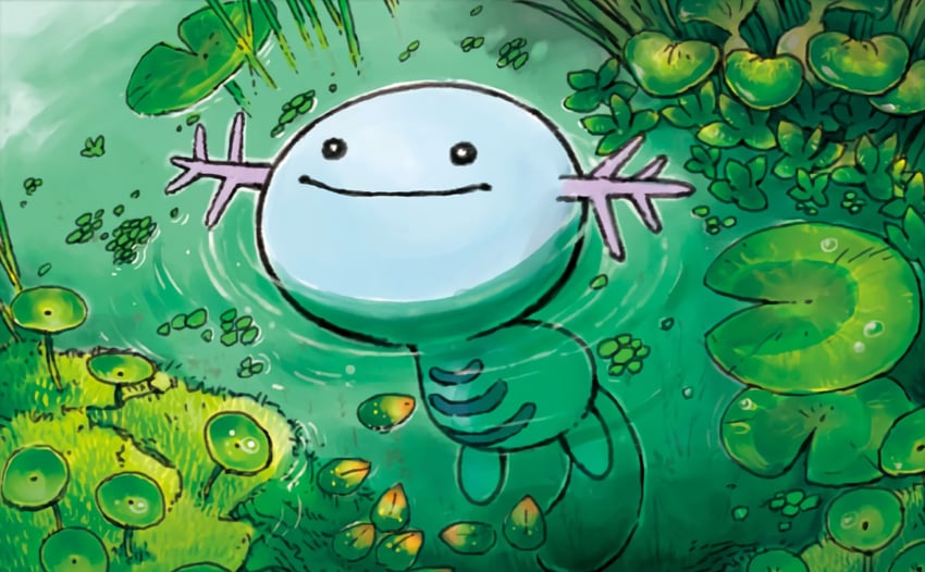 wooper (pokemon and 1 more) drawn by koizumi_tetsuya