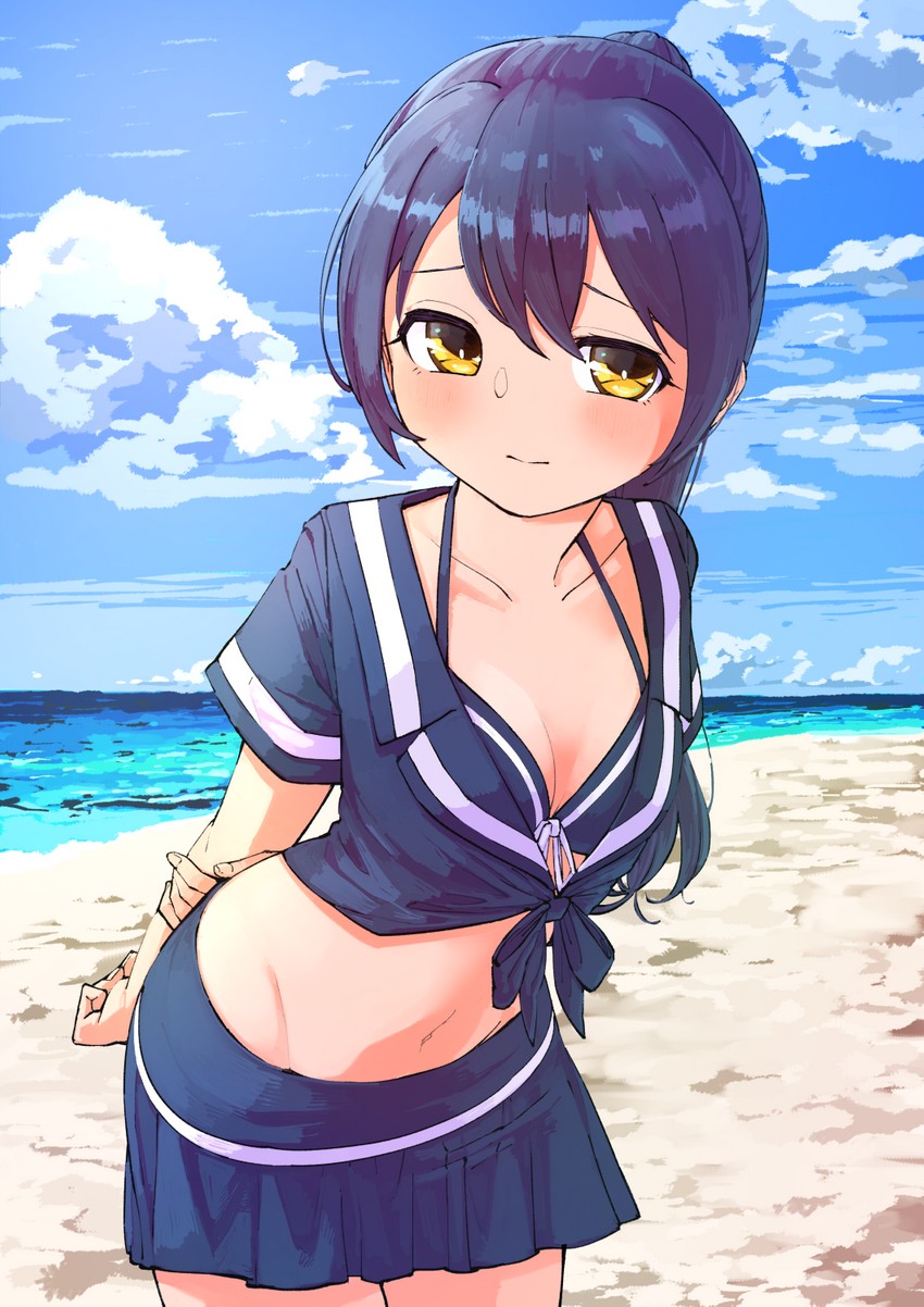 sonoda umi (love live! and 1 more) drawn by goe_(g-o-e)
