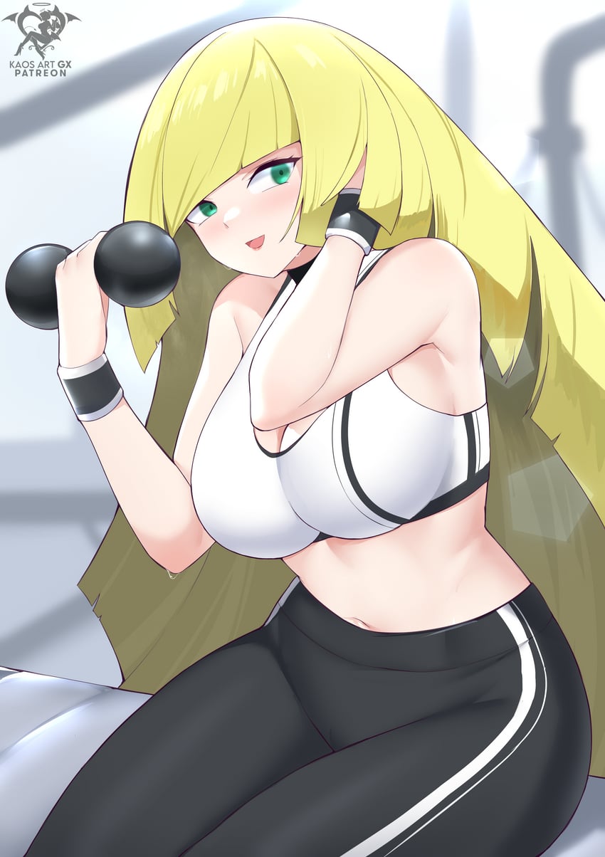 lusamine (pokemon and 1 more) drawn by kaos_art