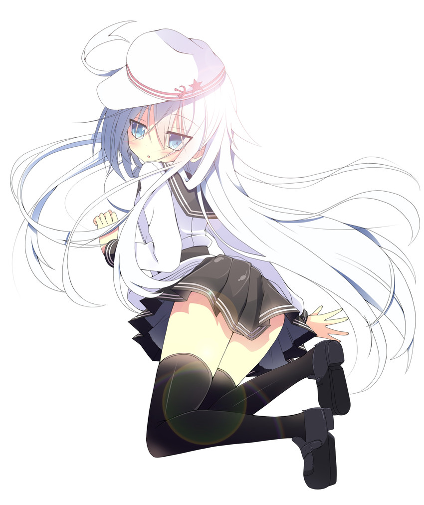 hibiki and verniy (kantai collection) drawn by hyasumasa and nekono