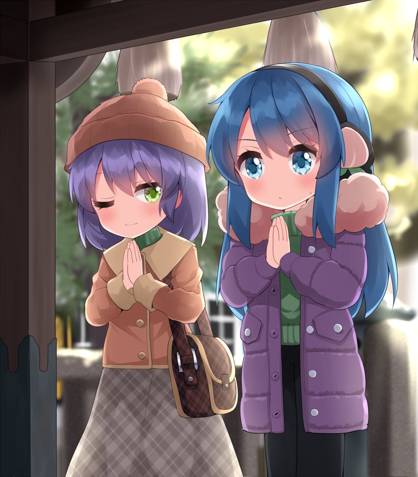 hinanawi tenshi and nagae iku (touhou) drawn by ruu_(tksymkw)