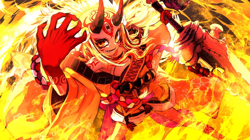ibaraki douji (fate and 1 more) drawn by fuji_tarawi