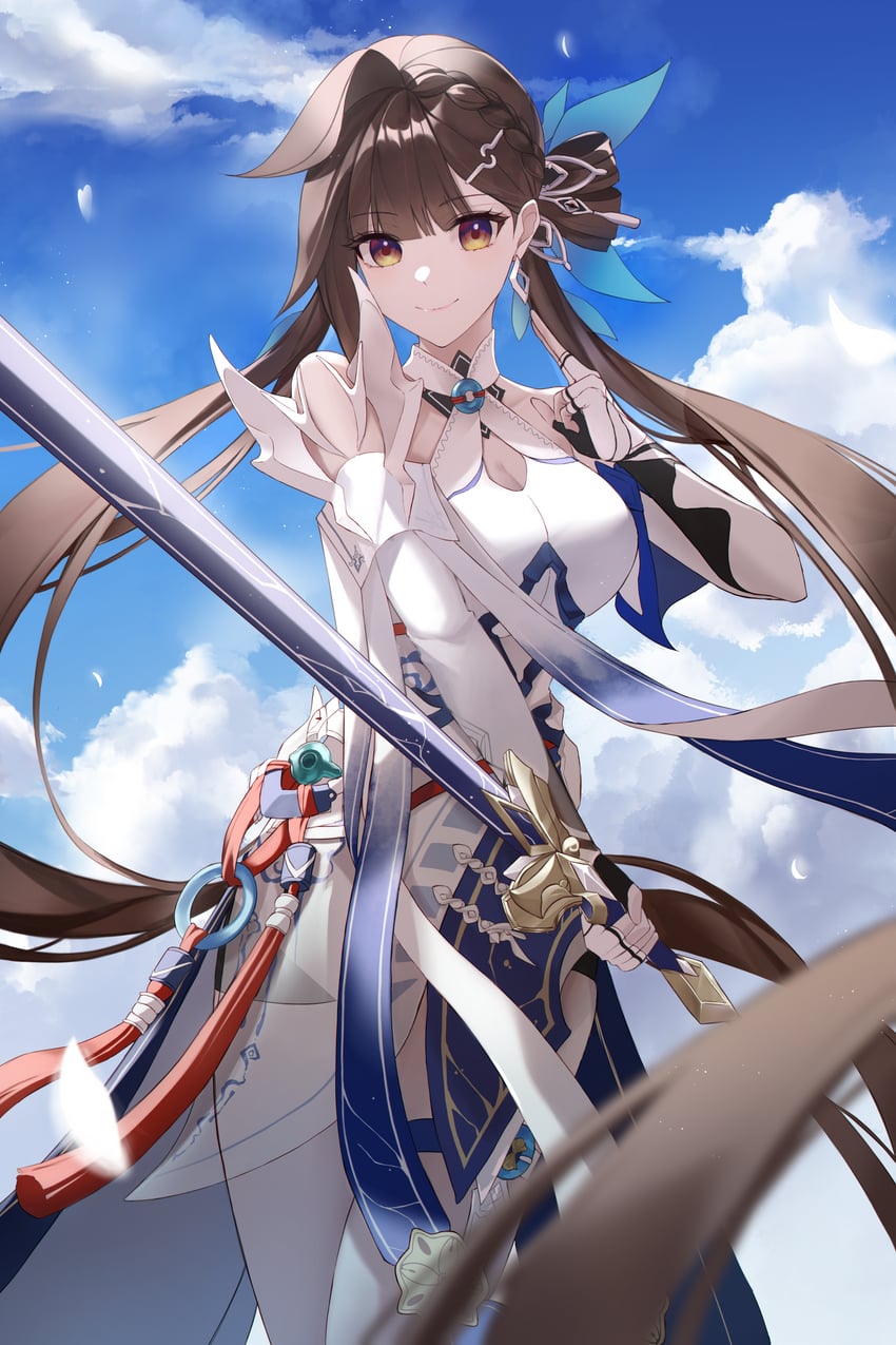 li sushang (honkai and 1 more) drawn by flare_ghkdus