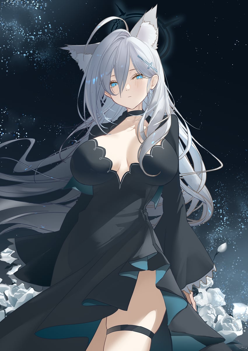 shiroko and shiroko terror (blue archive) drawn by majorinring