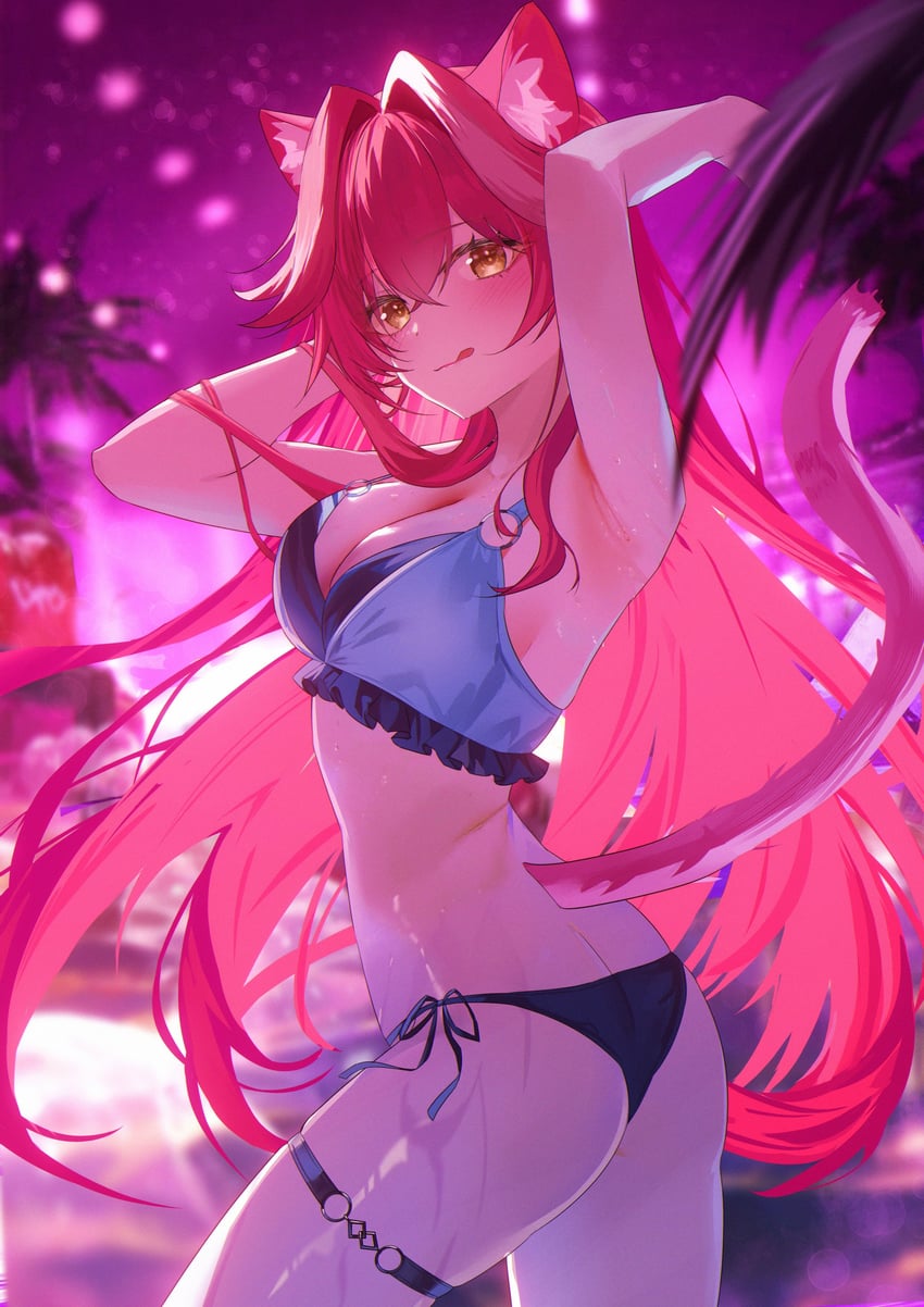 raora panthera (hololive and 1 more) drawn by jiang_ye_kiri