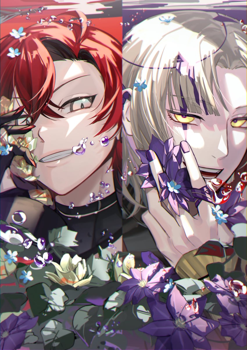 machina x flayon and magni dezmond (holostars and 1 more) drawn by naizou_bug