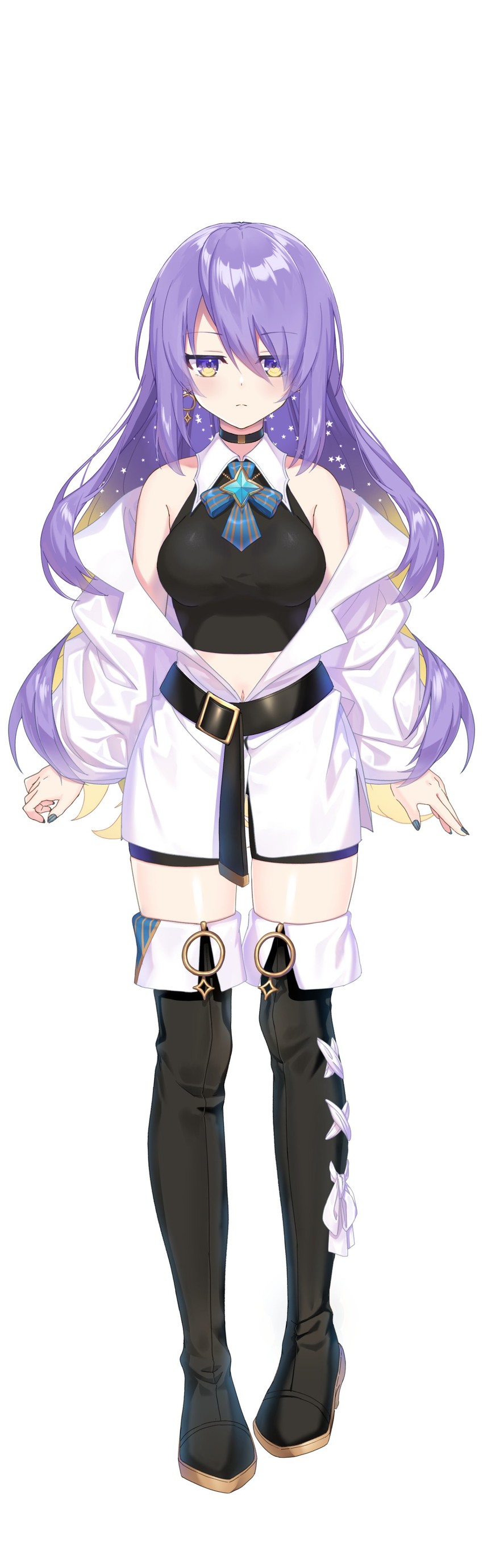 moona hoshinova (hololive and 1 more) drawn by nyori