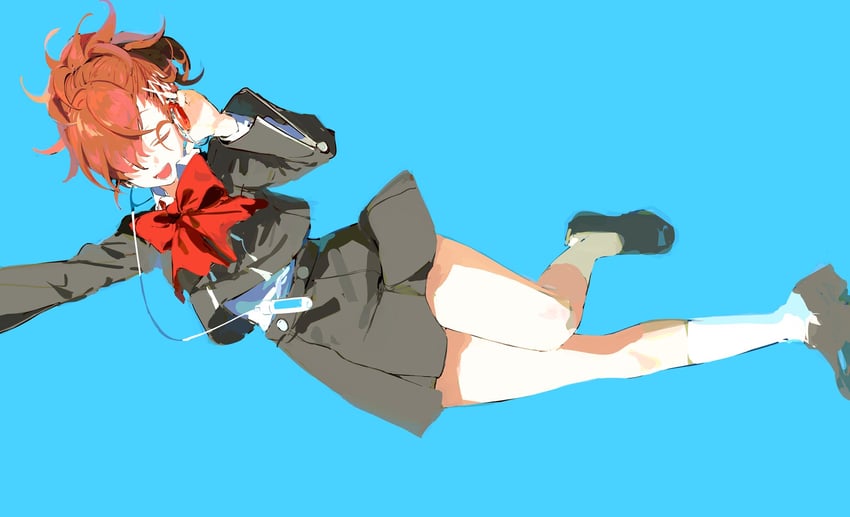 shiomi kotone (persona and 2 more) drawn by natwjeq