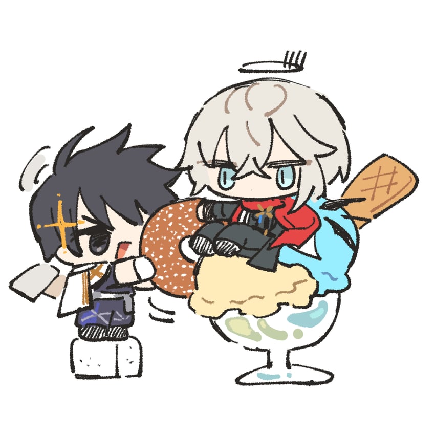 executor, executor the ex foedere, and insider (arknights) drawn by chickenuma_0