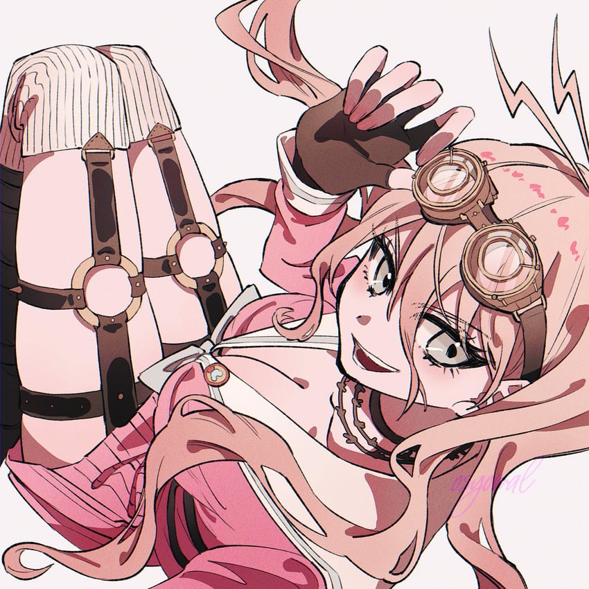 iruma miu (danganronpa and 1 more) drawn by shimaya