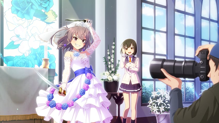 shichinosato kofuki and ban tsugumi (toji no miko and 1 more)