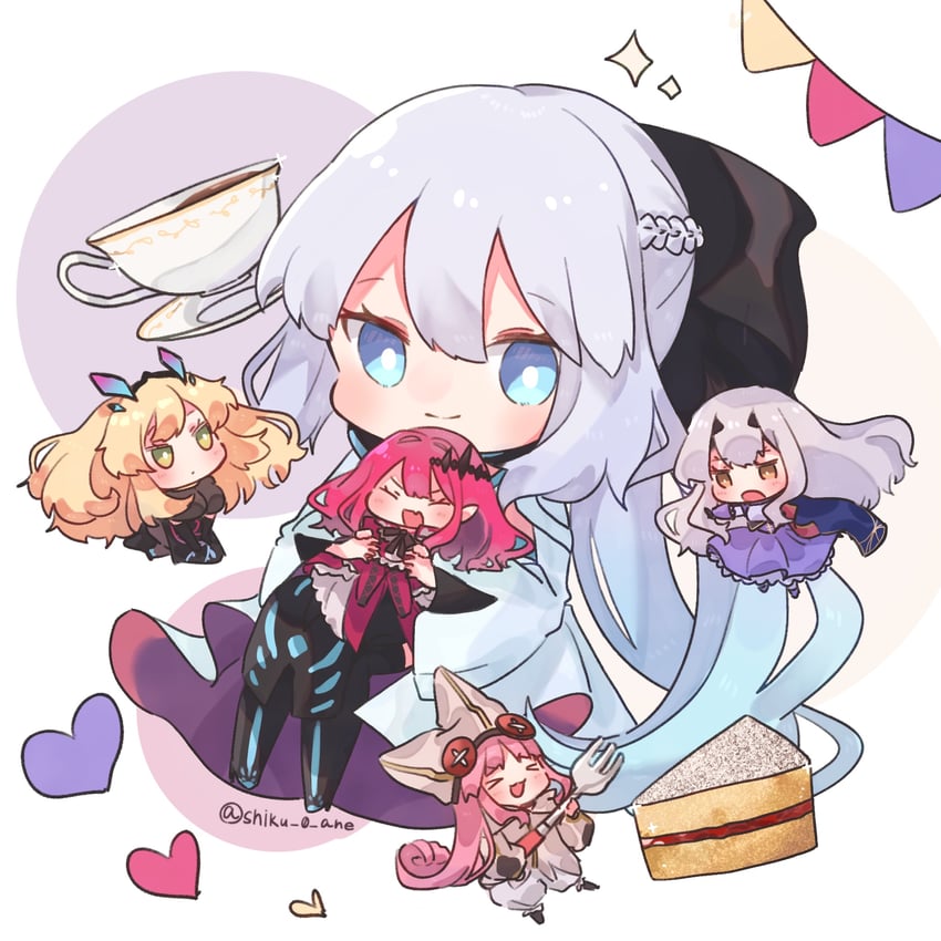 baobhan sith, morgan le fay, melusine, barghest, and habetrot (fate and 1 more) drawn by shigure_(ffrh7824)