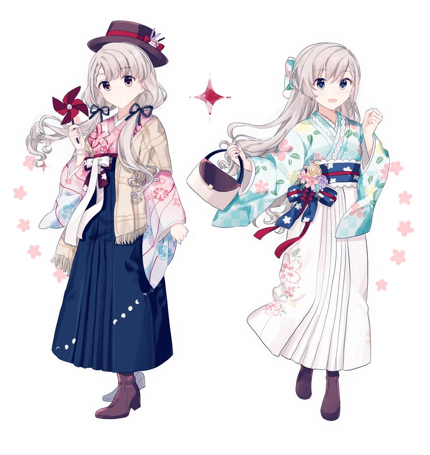 hisakawa hayate and hisakawa nagi (idolmaster and 2 more) drawn by migolu