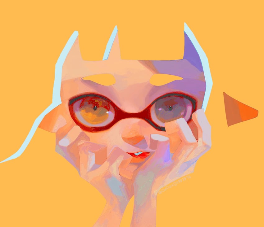 inkling player character and inkling girl (splatoon) drawn by ouoxz0t881876
