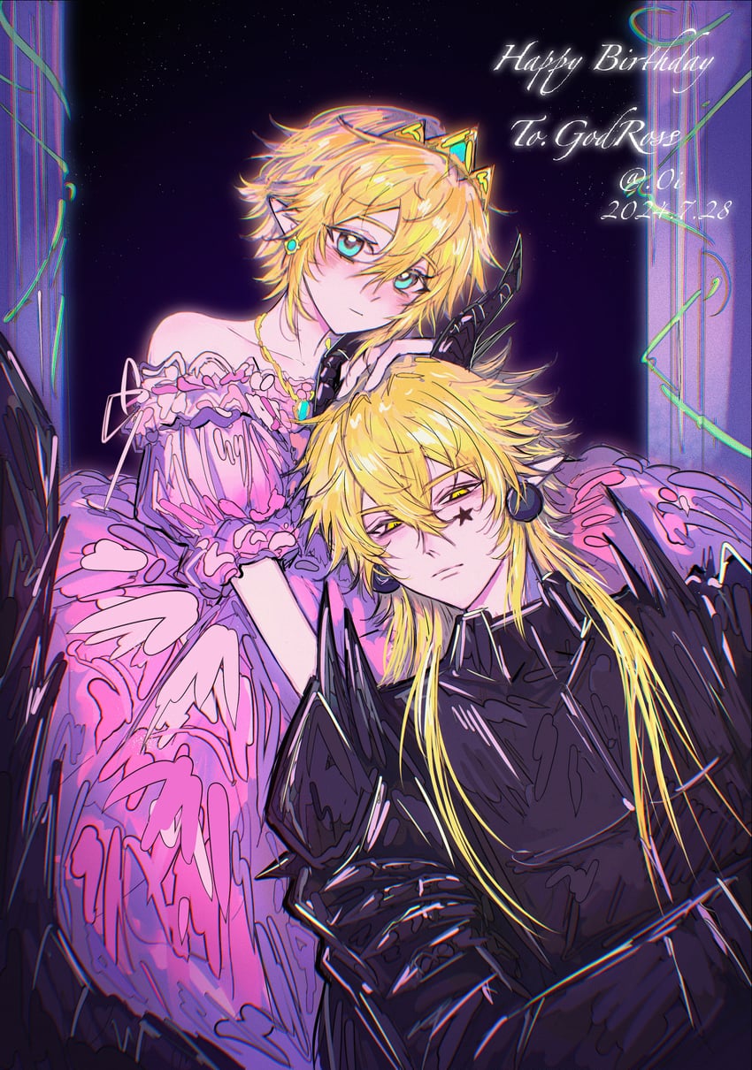king and godrose (aotu world) drawn by plutoray