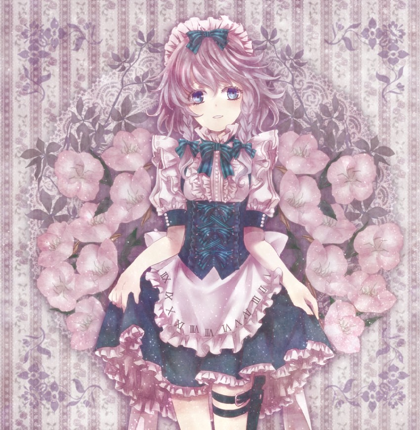 izayoi sakuya (touhou and 1 more) drawn by neme