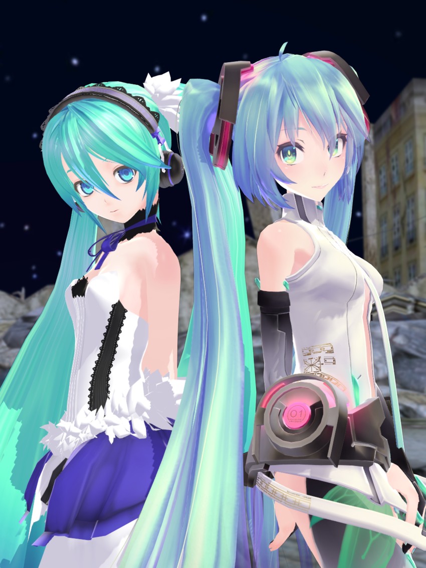 hatsune miku (vocaloid and 2 more) drawn by aiuwawon