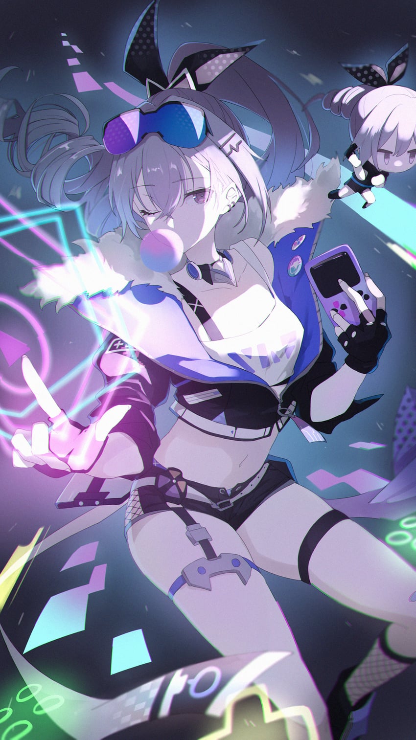 silver wolf (honkai and 1 more) drawn by neu_(musyoku-neet)