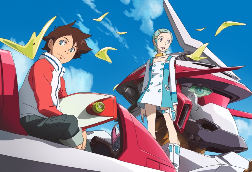 eureka and renton thurston (eureka seven) drawn by nakada_eiji and thestarduster
