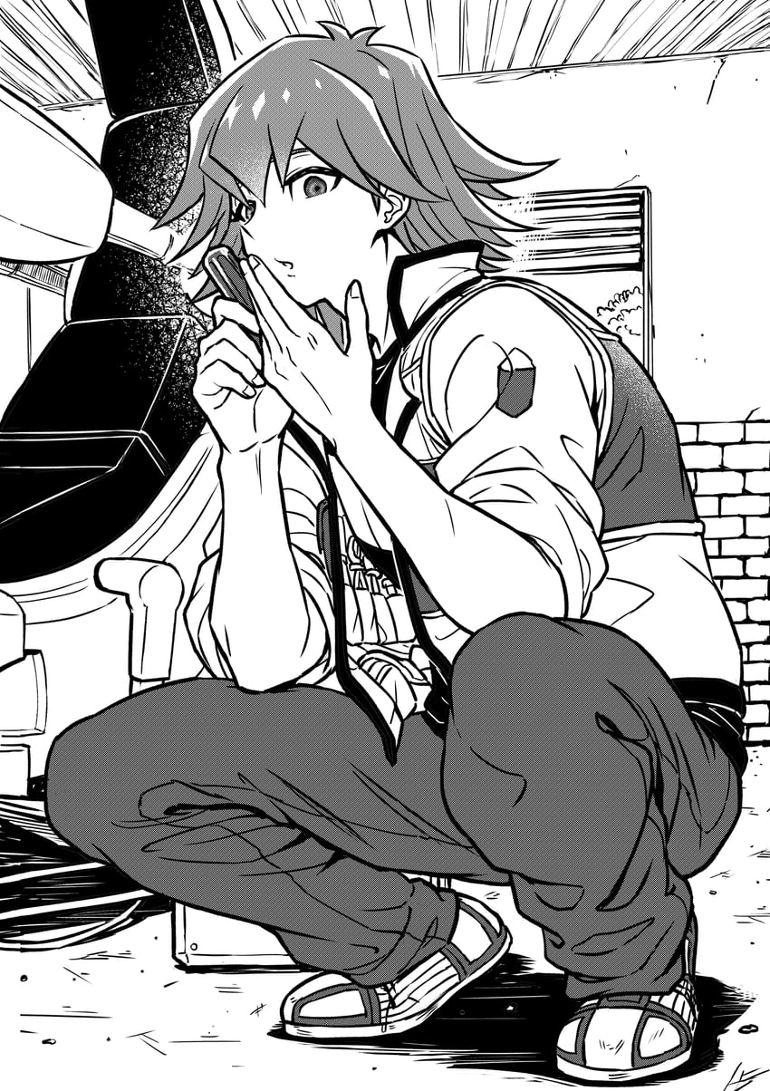 bruno (yu-gi-oh! and 1 more) drawn by youko-shima