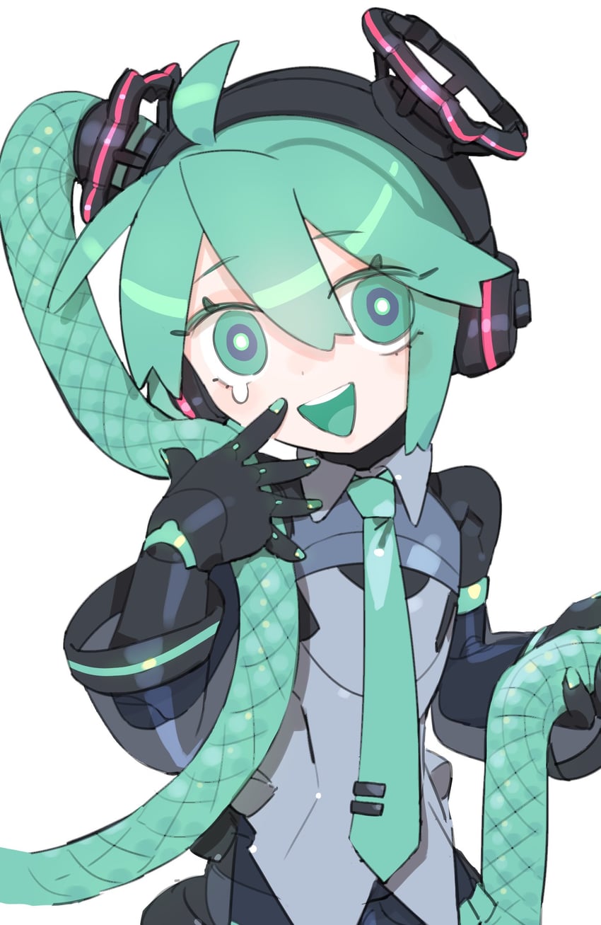 hatsune miku and proto miku (vocaloid) drawn by cheri_zao