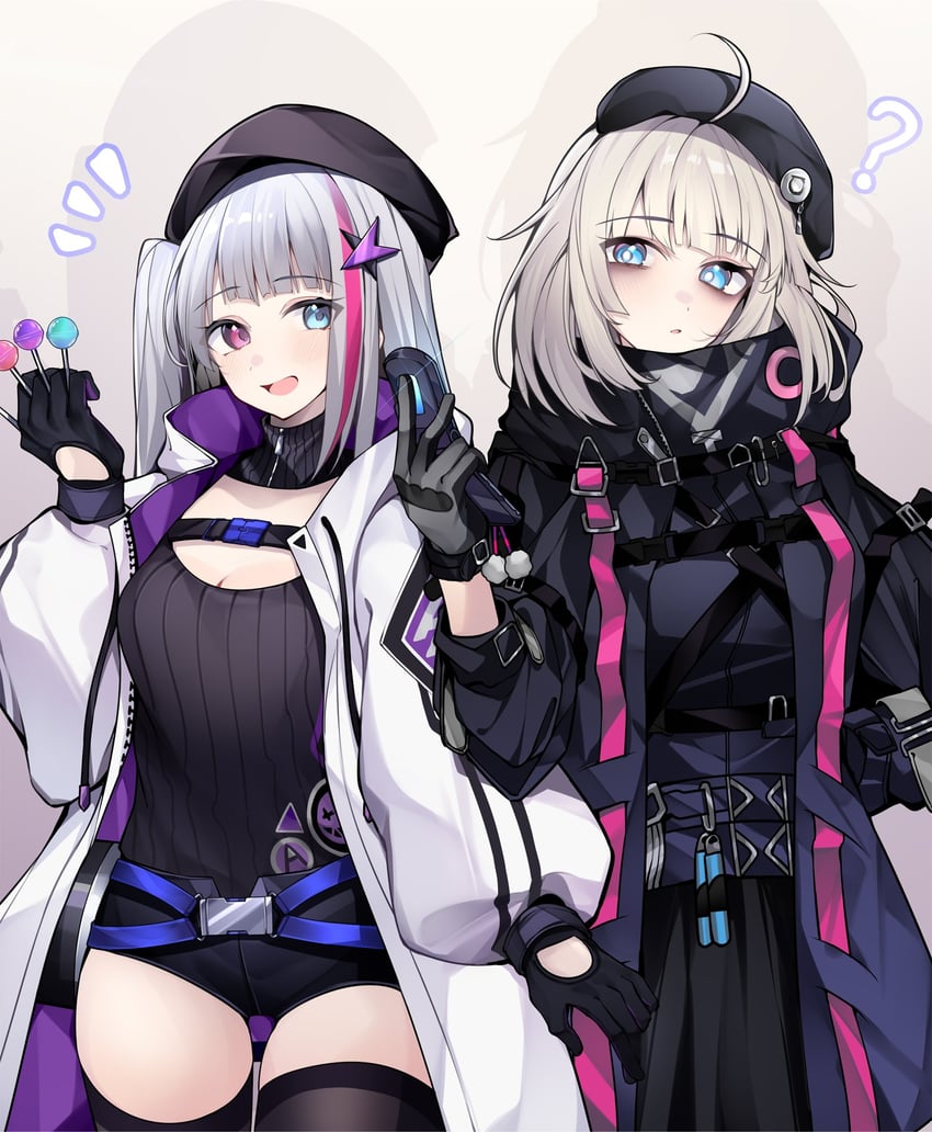 mdr and aa-12 (girls' frontline) drawn by useless_(102960190014)