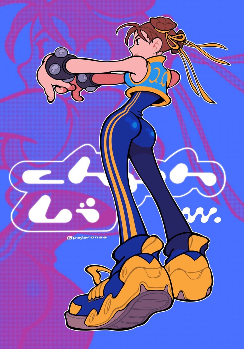 chun-li (street fighter and 1 more) drawn by pajaronaa