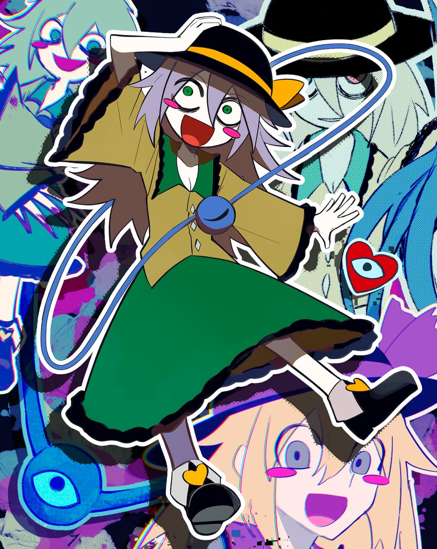 komeiji koishi and yakumo koishi (touhou and 1 more) drawn by cb9_sn1