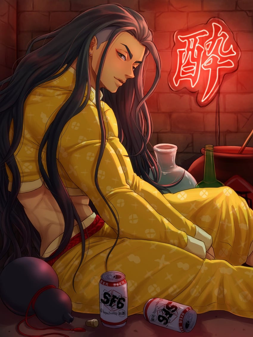 jamie siu (street fighter and 1 more) drawn by hepu2rabbits_(epuusa)