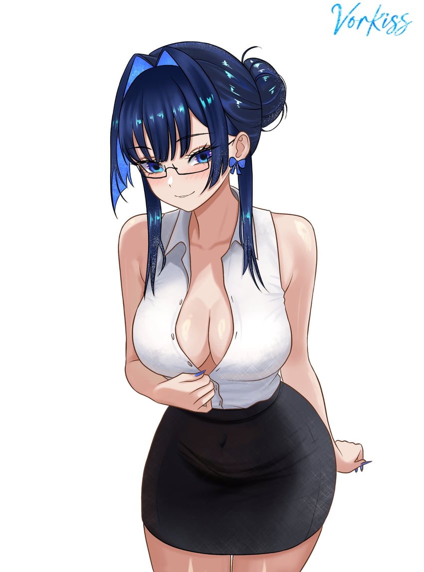 ouro kronii (hololive and 1 more) drawn by vorkiss