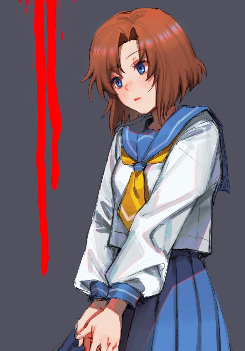 ryuuguu rena (higurashi no naku koro ni) drawn by noriuma