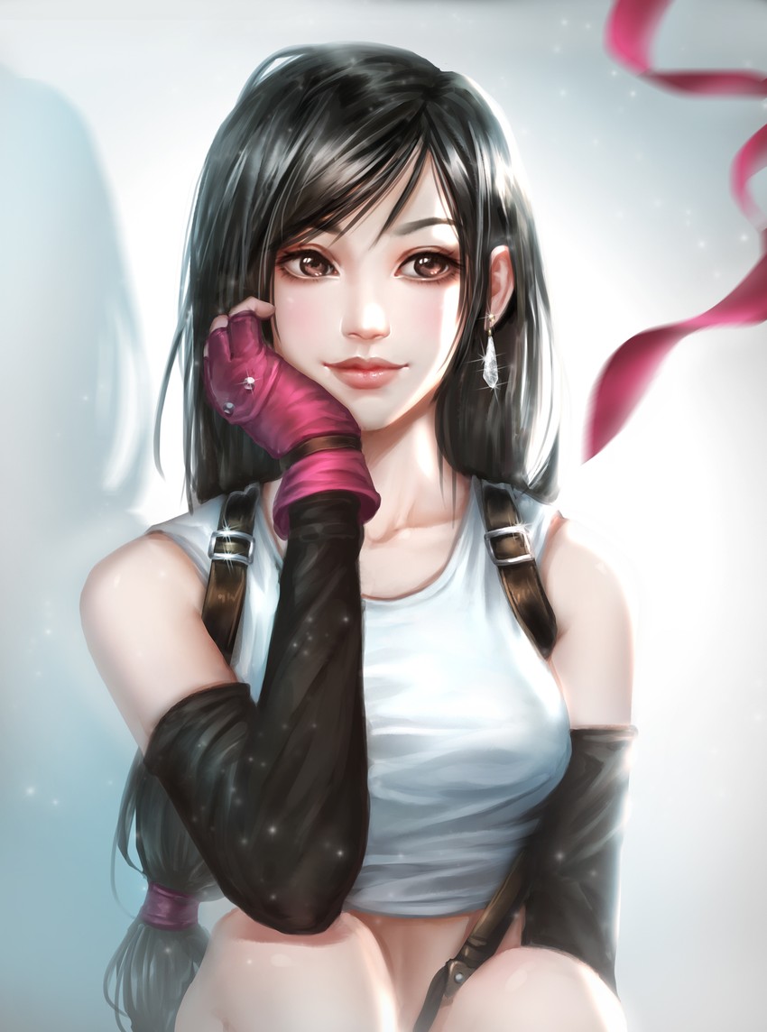 tifa lockhart (final fantasy and 1 more) drawn by rena_illusion
