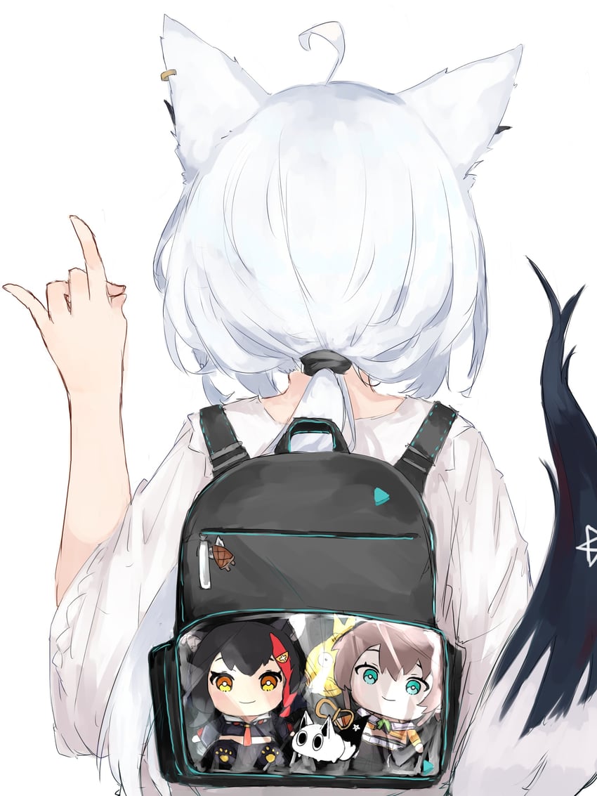 shirakami fubuki, ookami mio, natsuiro matsuri, magikarp, oruyanke, and 1 more (pokemon and 1 more) drawn by suzu_coconatu