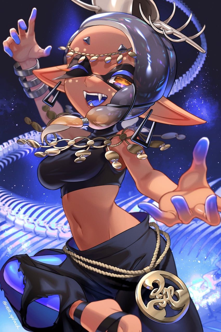 frye (splatoon and 1 more) drawn by iria_(yumeirokingyo)