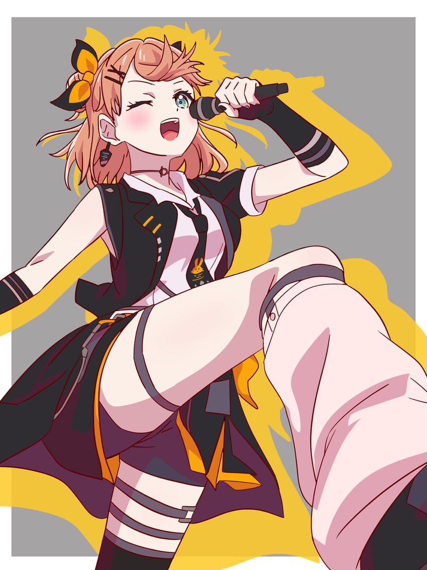 hinoshita kaho (love live! and 1 more) drawn by myrain56991013